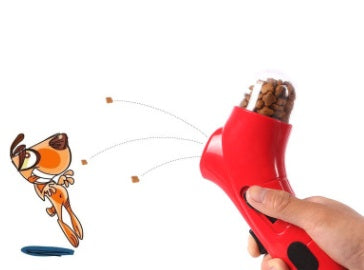 Catapulta Lanzadora de Golosinas para Perros