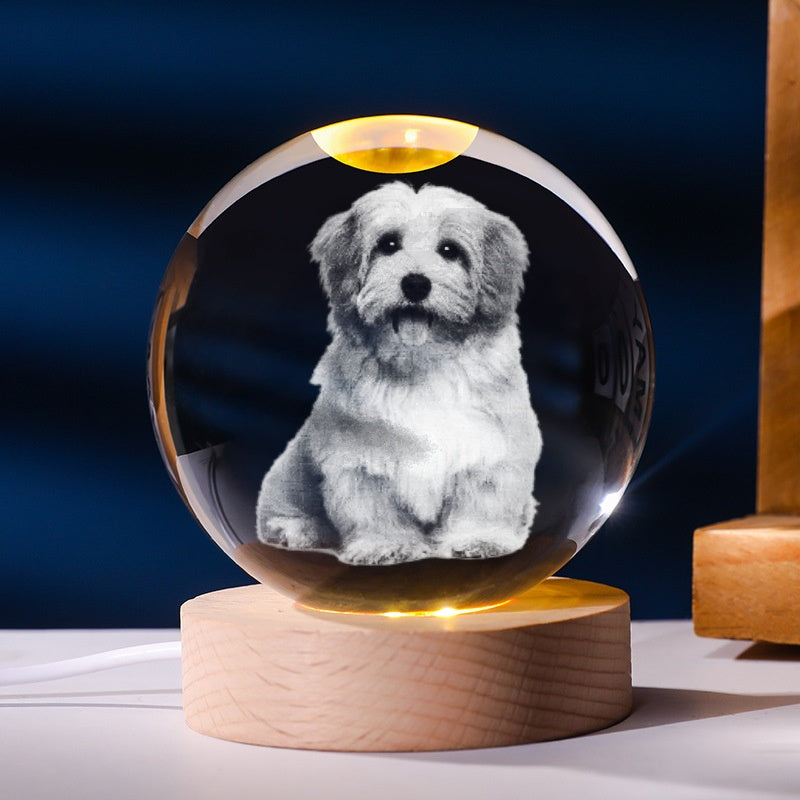 Esfera de Cristal "Luz de Lealtad" - Personalizable