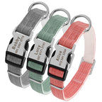 Collar de Nylon "Identidad Segura" Personalizado