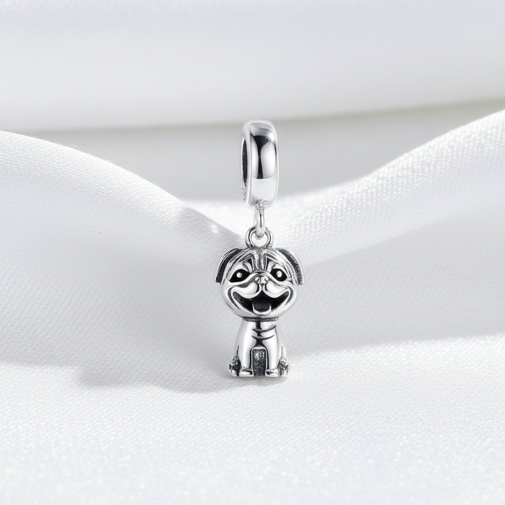 Colgante "Silueta Canina" en Plata de Ley S925