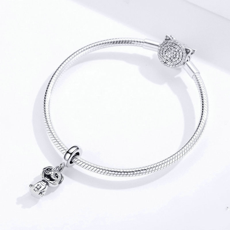 Colgante "Silueta Canina" en Plata de Ley S925