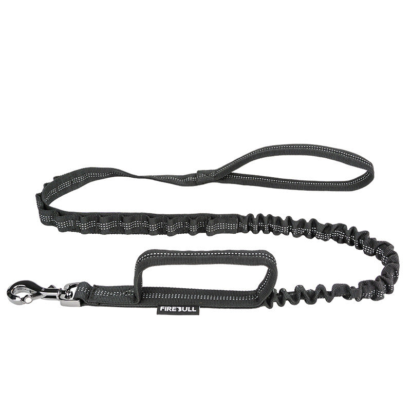 Collar y correa táctica de nylon para perros con ajuste regulable
