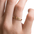 Anillo de Doble Nombre Personalizable en Plata de ley