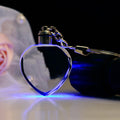 Llavero de Cristal K9 Personalizado con Grabado Interno y Luz LED