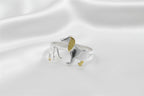 Anillo "Teckel Eterno" en Plata de Ley S925