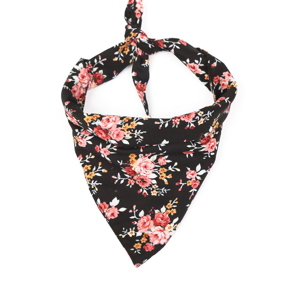 Pañuelo de Algodón "Jardín Floral" para Perros