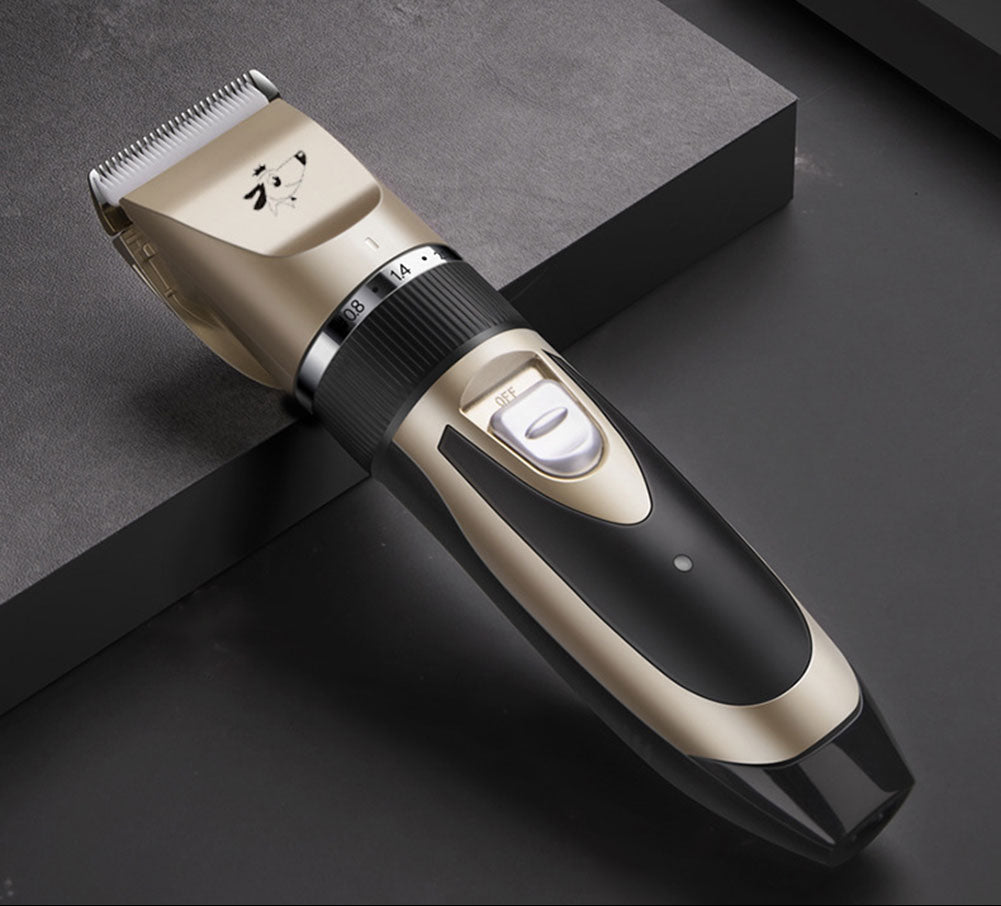 Cortapelos Profesional Silencioso con Cuchilla de Titanio y Cerámica