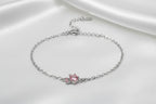 Set de Joyas "Huella de Cuarzo Rosa" con Baño de Oro Rosa