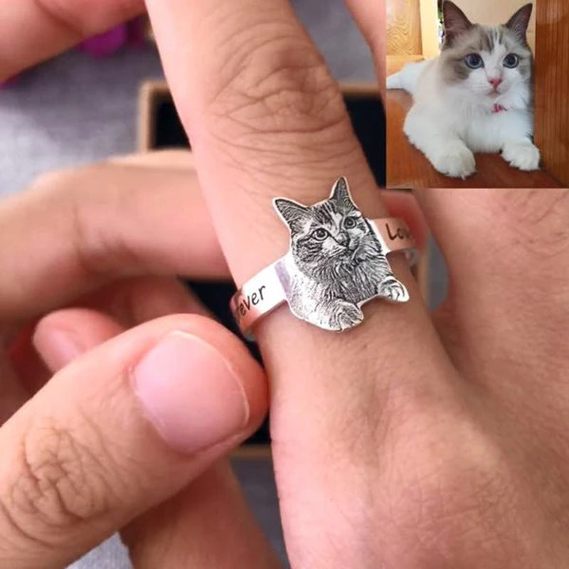 Anillo Personalizado con TU MASCOTA