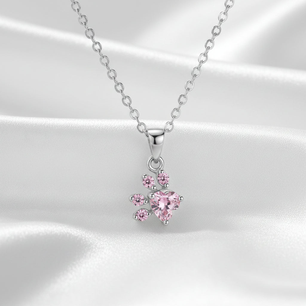 Set de Joyas "Huella de Cuarzo Rosa" con Baño de Oro Rosa