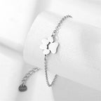 Pulsera de Acero de Titanio con Huella Canina