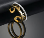 Anillo de Nombre Personalizable en Acero Inoxidable