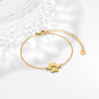 Pulsera de Acero de Titanio con Huella Canina
