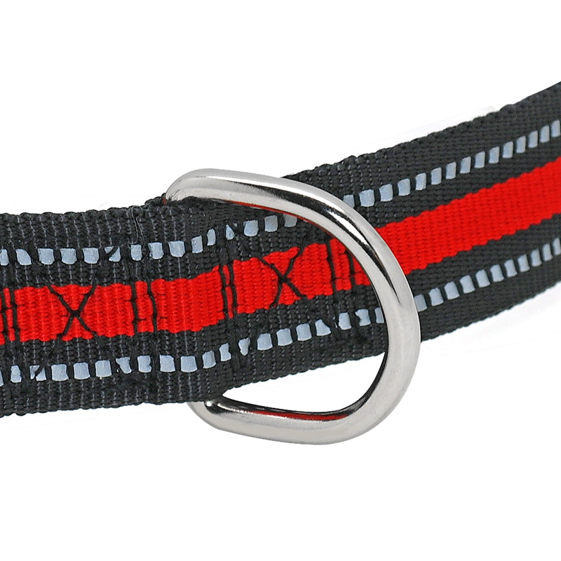 Collar de Nylon Reflectante Personalizable con Grabado de Seguridad