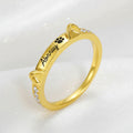 Anillo  Personalizado con Orejas de Gato o Hueso