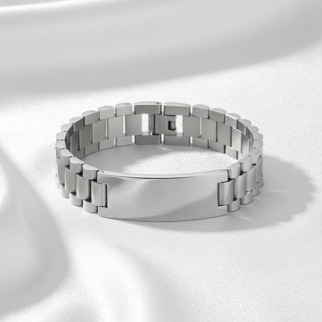 Brazalete Masculino 6 colores  Personalizado en Acero Inoxidable