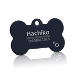 Placa de Identidad de Acero Inoxidable Personalizable para Perros