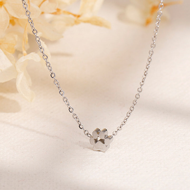 Conjunto de Joyas "Huella de Amor" en Acero Inoxidable