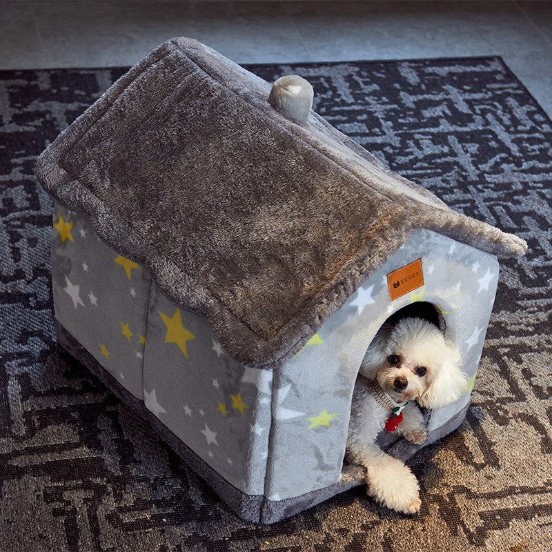 Casa Cueva Plegable y Térmica para Mascotas