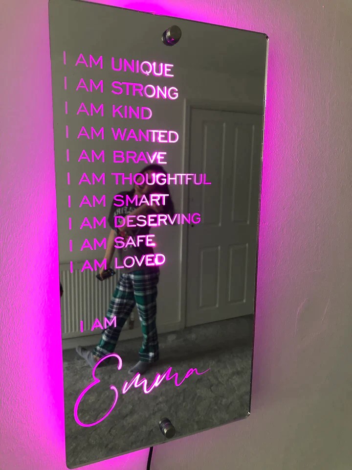 Espejo LED "Luz de Lealtad" - Personalizable