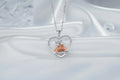 Collar de Oro Rosa "Amor Eterno" con Brillantes