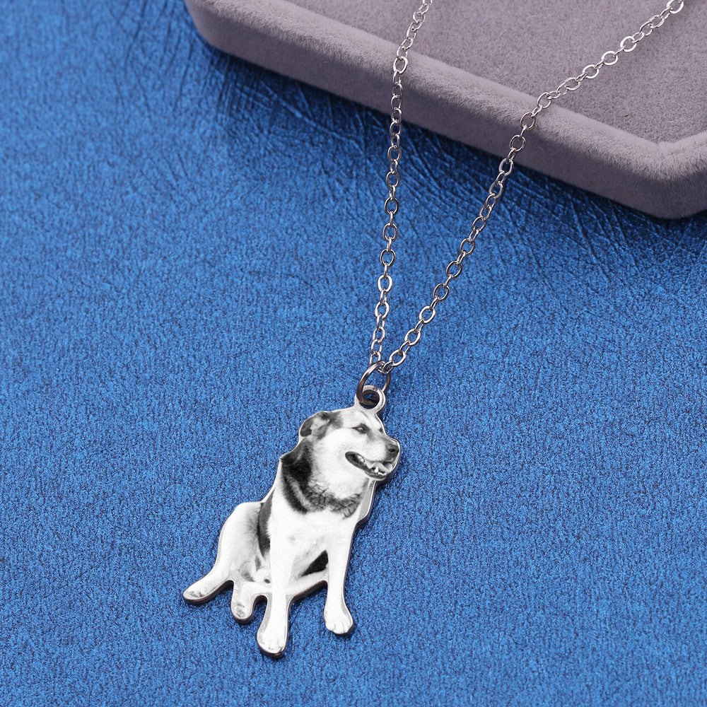 Collar y LLavero  Personalizado  con FOTO de Mascota