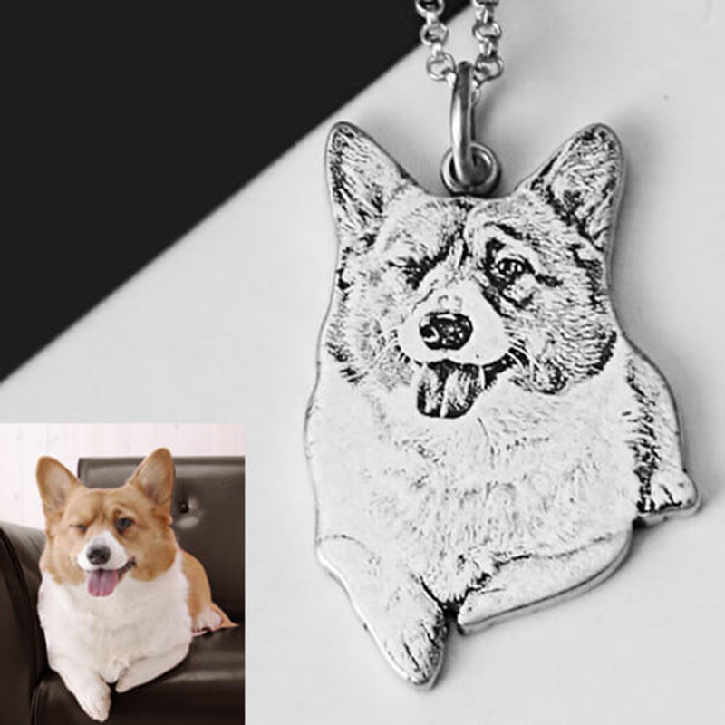 Collar Personalizado de Plata de Ley 925 con FOTO y TEXTO