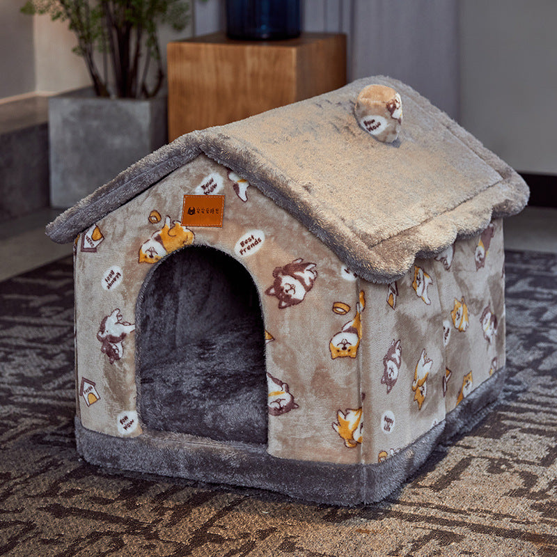 Casa Cueva Plegable y Térmica para Mascotas