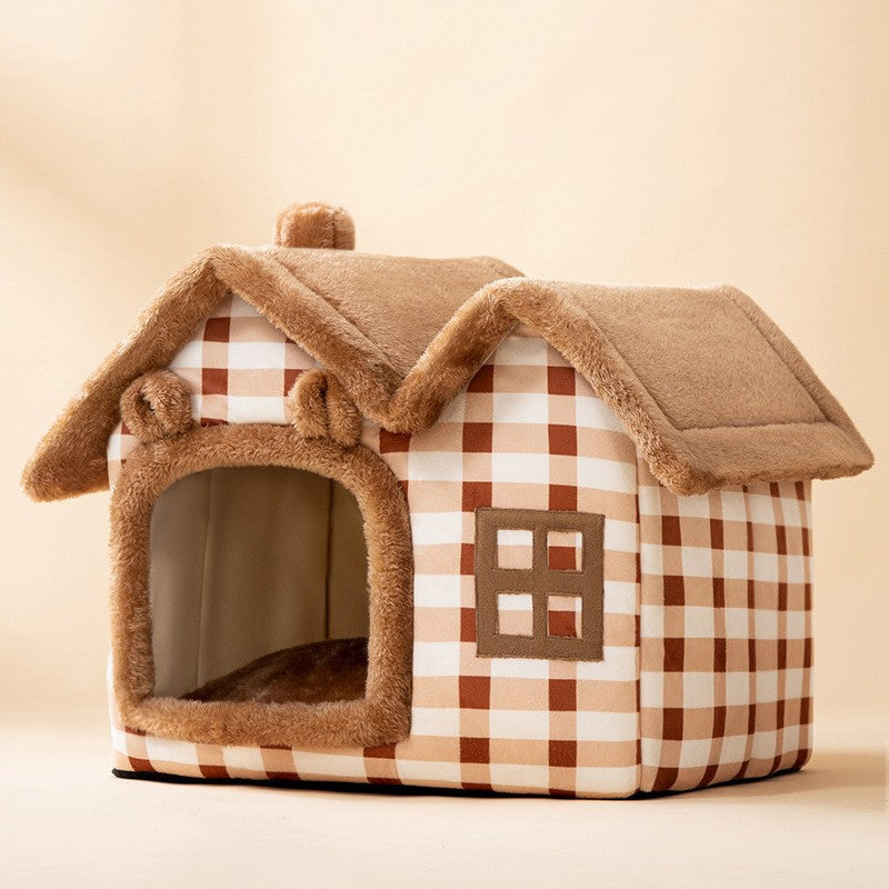 Casa Cueva Plegable y Térmica para Mascotas