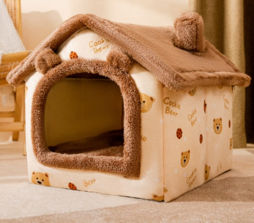 Casa Cueva Plegable y Térmica para Mascotas