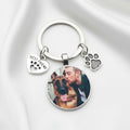 Llavero de Corazón Personalizable con Foto de tu Perro