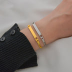 Brazalete "Corazón Fiel" en Acero - Personalizable