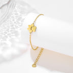 Pulsera huella en Acero Titanio