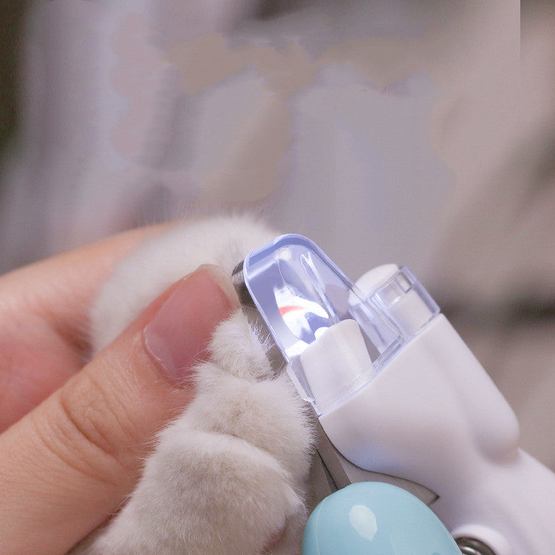 Cortaúñas Profesional con Iluminación LED para Mascotas