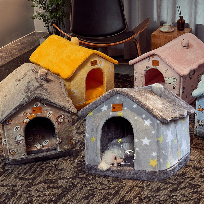 Casa Cueva Plegable y Térmica para Mascotas
