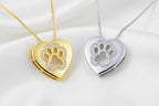 Collar Corazón "Huella de Amor" con Circonitas