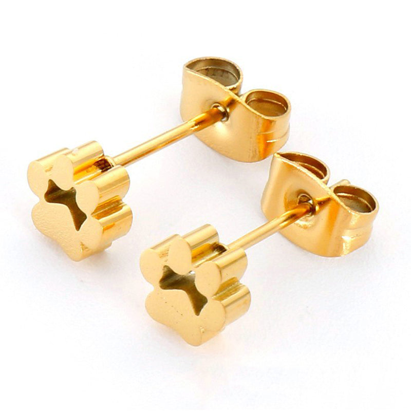 Conjunto de Joyas "Huella de Amor" en Acero Inoxidable