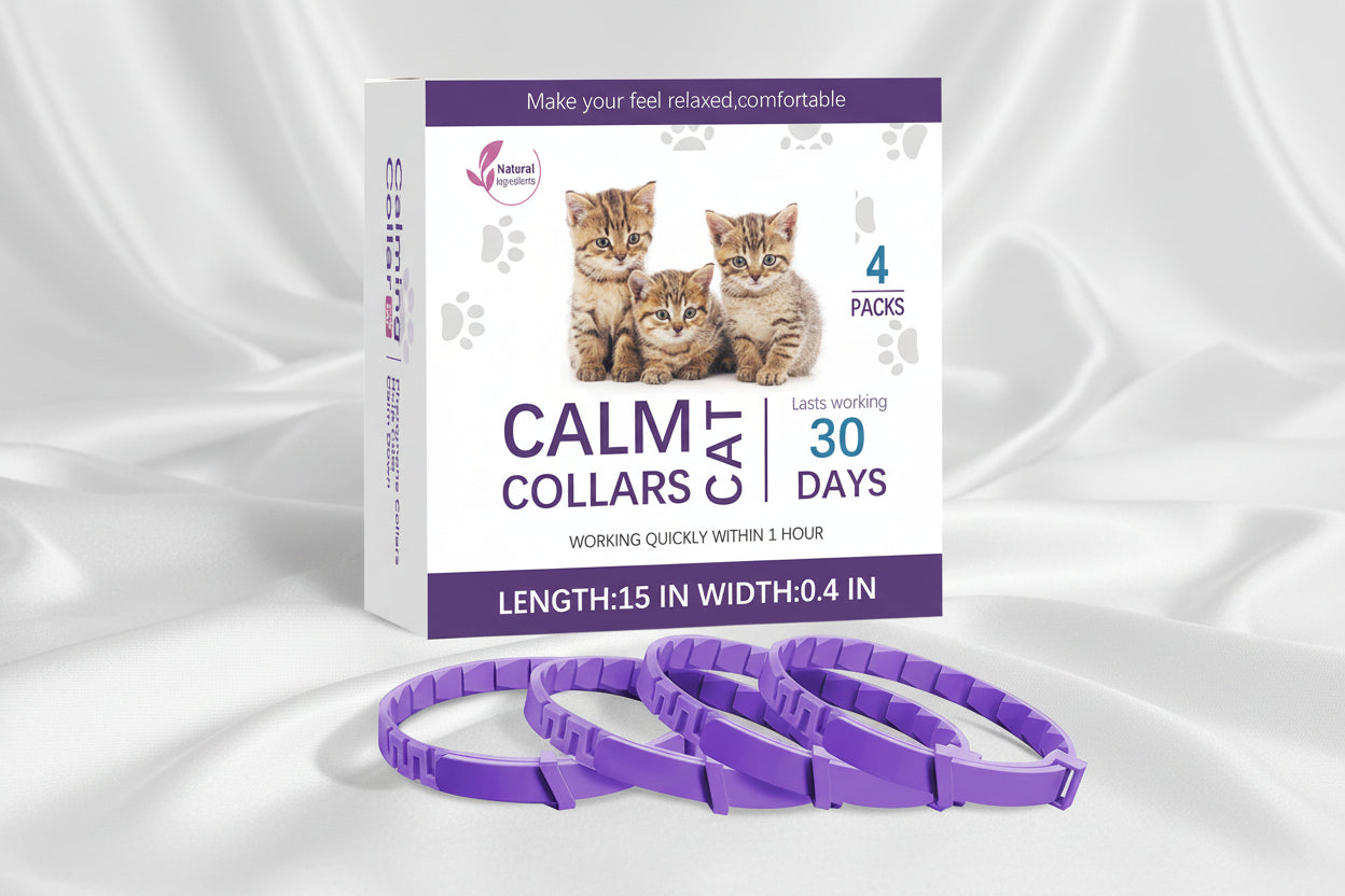 Set 4 Collar Antiparasitario -Repellente con Extractos Plantares