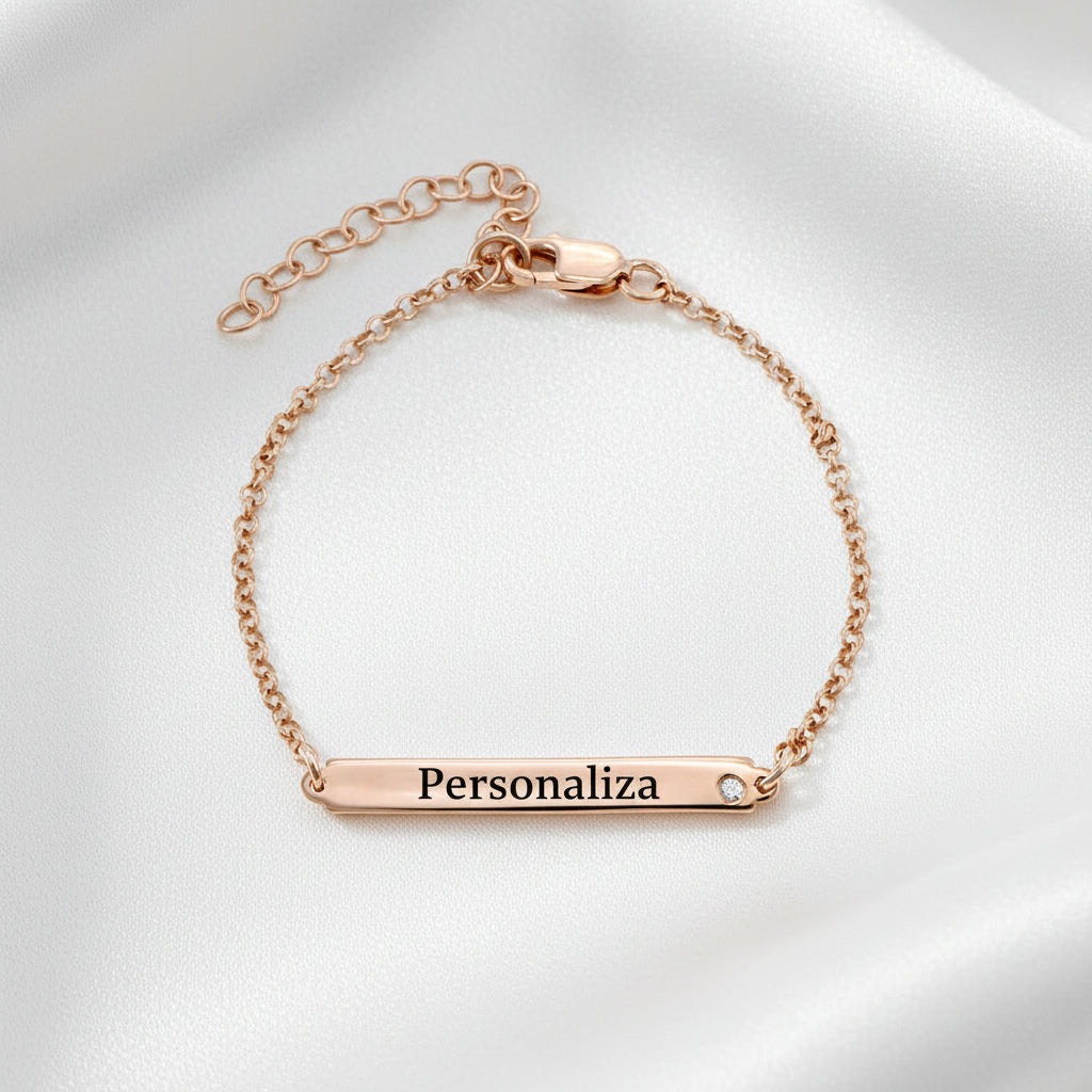 Brazalete en Plata de Ley 925 Personalizable