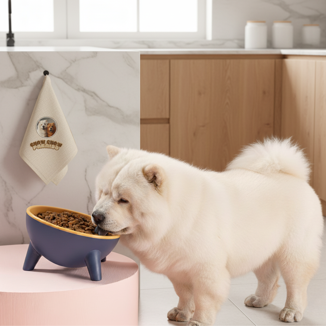 CIO1-Comedero Elevado para Mascotas 🐾 Diseño Ergonómico y Seguro-Chow-chow-paraíso 