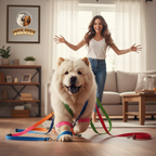 G1 - Cinturón de Seguridad para Perros 🐾 Viajes Seguros y Cómodos-Chow -Chow-Paraiso 