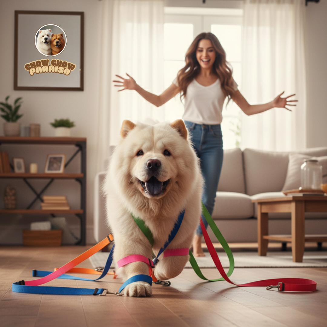 G1 - Cinturón de Seguridad para Perros 🐾 Viajes Seguros y Cómodos-Chow -Chow-Paraiso 