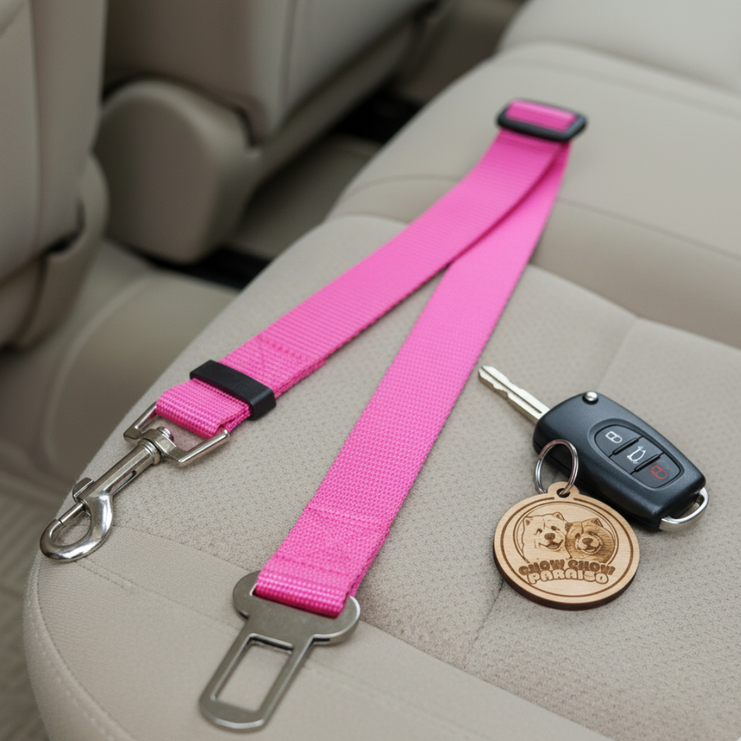 G1 - Cinturón de Seguridad para Perros 🐾 Viajes Seguros y Cómodos-Chow -Chow-Paraiso 