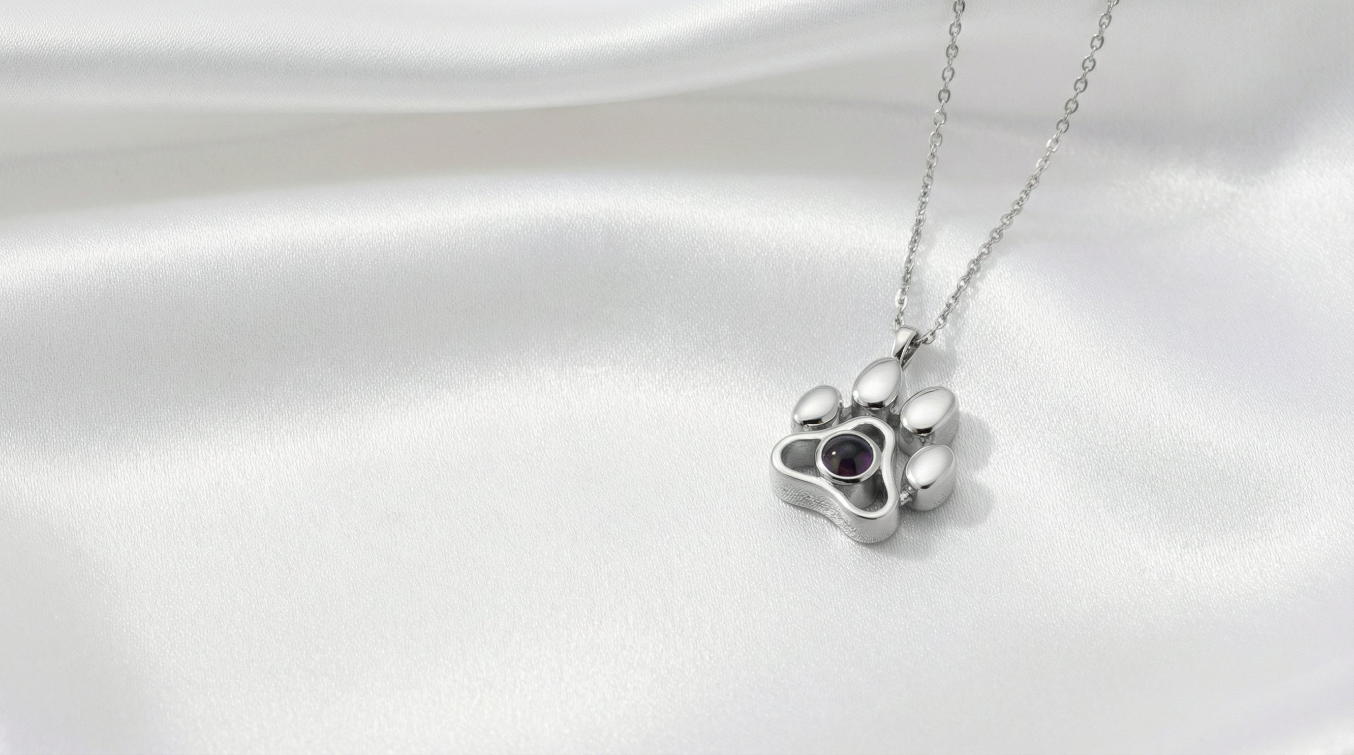 Collar y/o LLavero  de Proyección Personalizado con Huella de Perro y Fotografía