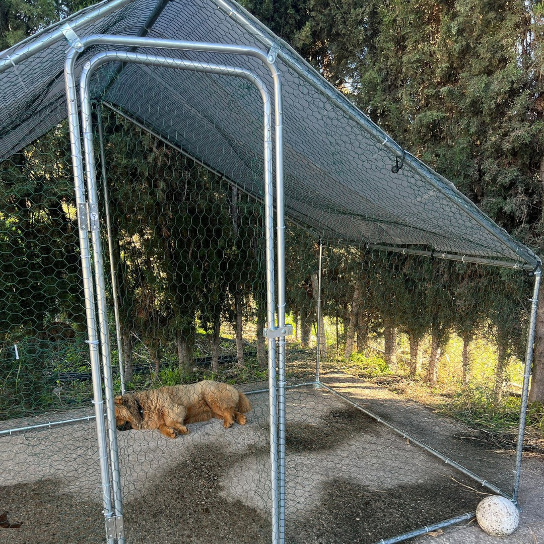 J3-🏡🐕 Jaula Premium XXL Chow Chow Paraíso: Seguridad, Resistencia y Comodidad para tu Mejor Amigo ✨