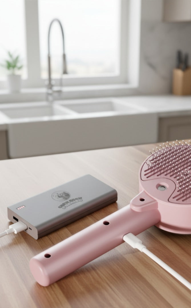 P1 - 💧  Cepillo Spray Autolimpiante para Mascotas 🐾 Pelo Limpio y Piel Saludable-Chow-Chow-paraíso