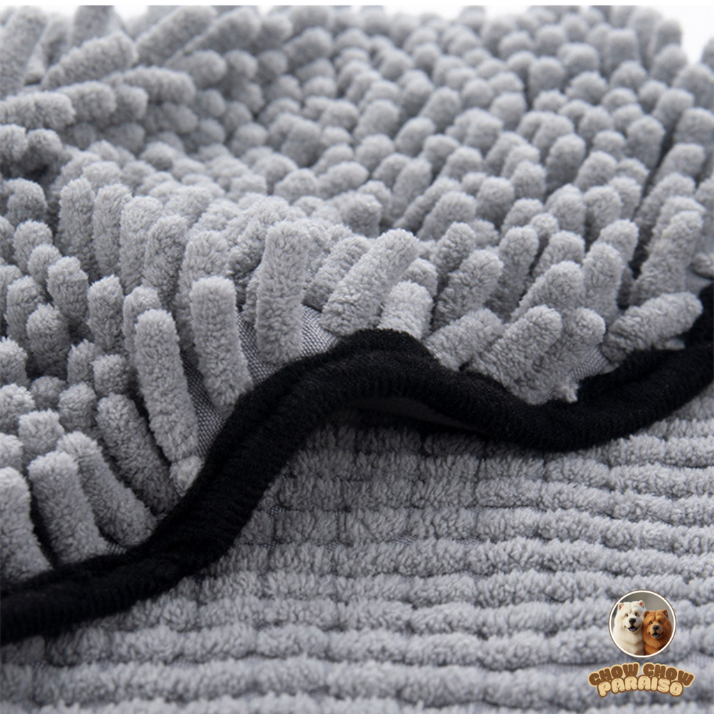 P2 🚿 Toalla superabsorbente para perros  🐕🐈 | Secado rápido y suave microfibra Chow Chow paraíso 