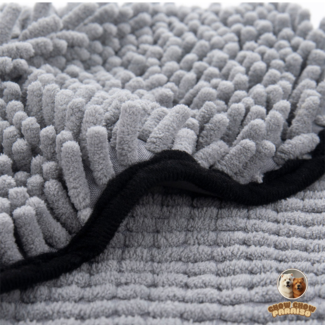 P2 🚿 Toalla superabsorbente para perros  🐕🐈 | Secado rápido y suave microfibra Chow Chow paraíso 