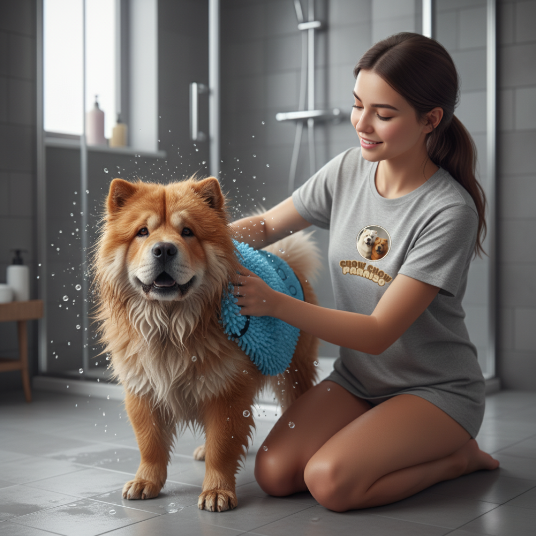 P2 🚿 Toalla superabsorbente para perros  🐕🐈 | Secado rápido y suave microfibra Chow Chow paraíso 