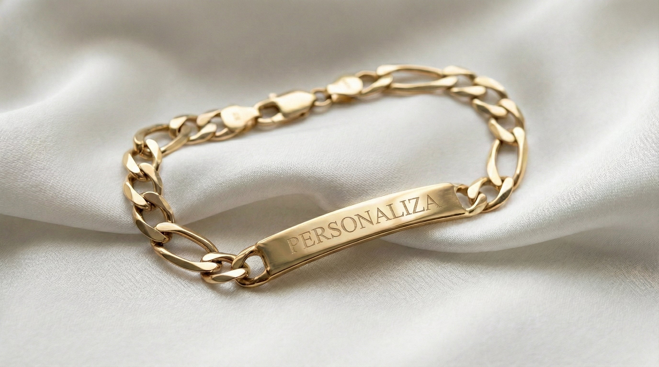 Pulsera Personalizable  en PLATA de ley 925